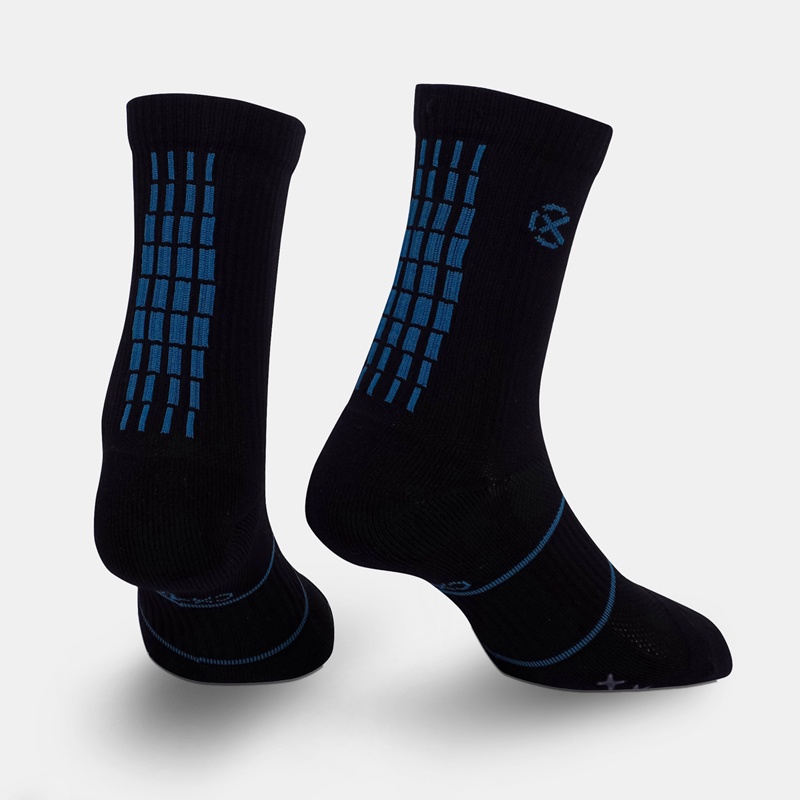 Jual Kaos Kaki Lari Rechampx City Run Trc Crew Socks 1X Black Teal Original Cx-Rc12805-043 - hoops.sakaraguna.com
