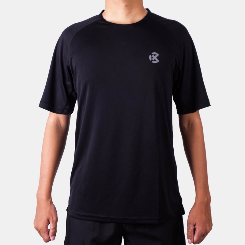 Jual Baju Lari Rechampx Cx Core Short-Sleeve Running Top Sm Logo Black Original Cx-Rzb0104-001 - hoops.sakaraguna.com