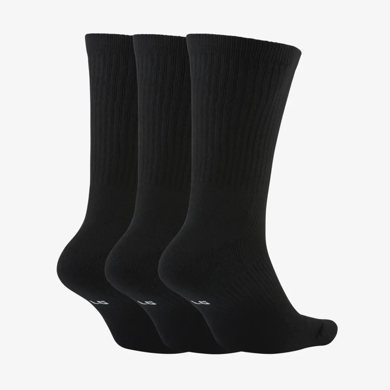 Jual Kaos Kaki Basket Nike 3Pk Everyday Crew Basketball Socks Black Original Da2123-010 - hoops.sakaraguna.com