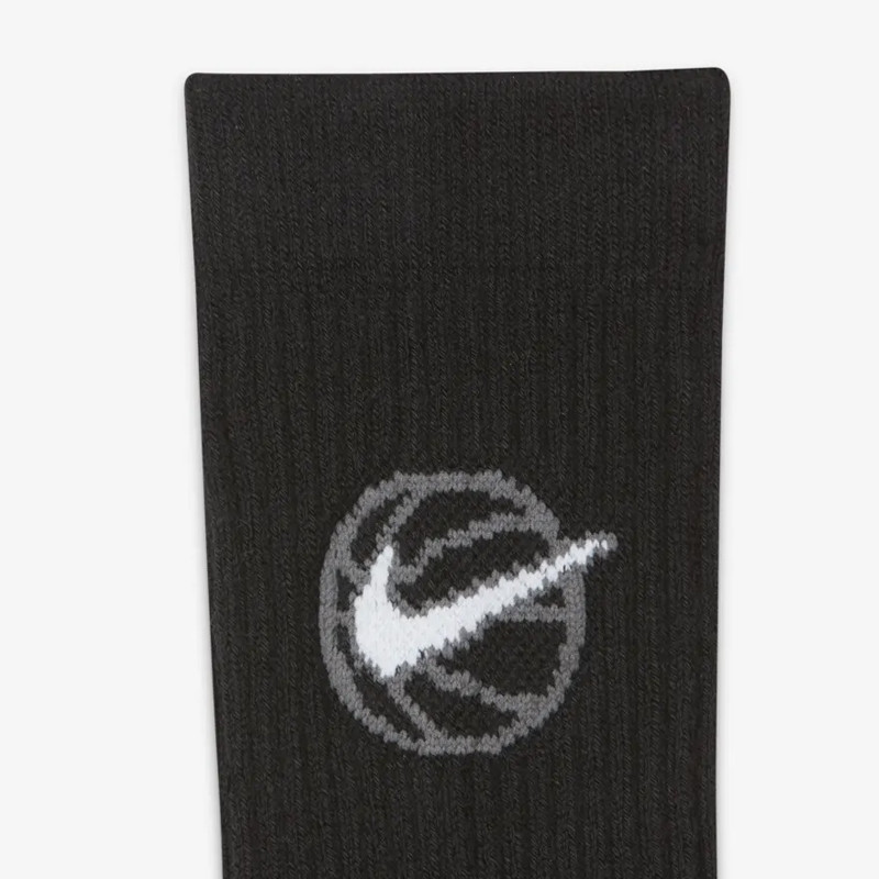 Jual Kaos Kaki Basket Nike 3Pk Everyday Crew Basketball Socks Black Original Da2123-010 - hoops.sakaraguna.com