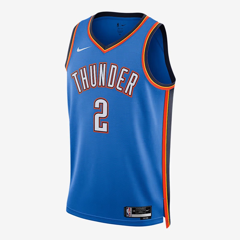 Jual Baju Basket Nike Shai Gilgeous-Alexander Oklahoma City Thunder Icon Swingman Jersey Signal Blue Original Dn2016-403 - hoops.sakaraguna.com