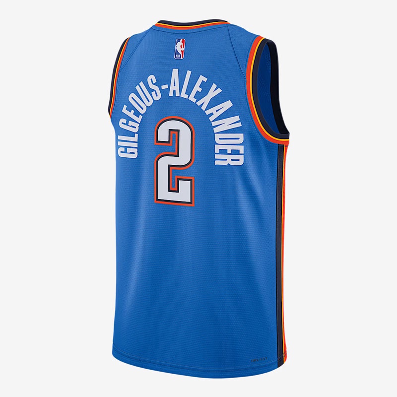 Jual Baju Basket Nike Shai Gilgeous-Alexander Oklahoma City Thunder Icon Swingman Jersey Signal Blue Original Dn2016-403 - hoops.sakaraguna.com