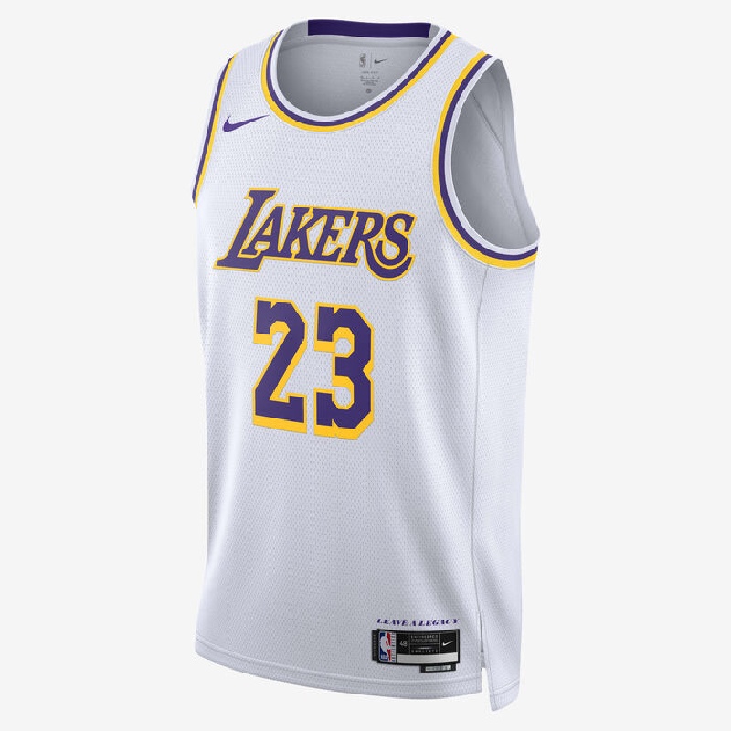 Jual Baju Basket Nike Lebron James Los Angeles Lakers Association Edition Swingman Jersey White Original Dn2081-103 - hoops.sakaraguna.com