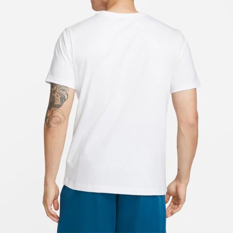 Jual Baju Basket Nike 5Am Art Print Crew-Neck Tee White Original Dn3004-100 - hoops.sakaraguna.com