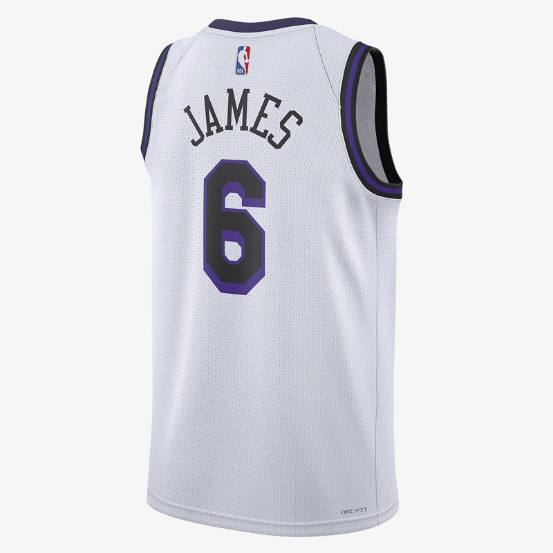 Jual Baju Basket Nike Lebron James Los Angeles Lakers City Edition Swingman Jersey White Original Do9597-101 - hoops.sakaraguna.com