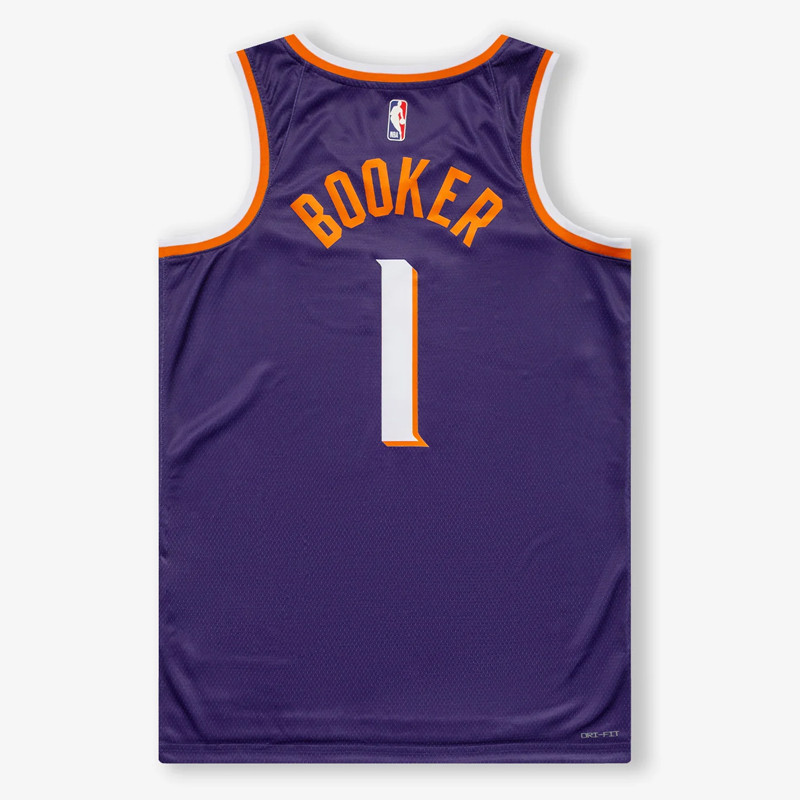 Jual Baju Basket Nike Devin Booker Phoenix Suns Icon Edition Swingman Jersey Purple Original Dv4855-566 - hoops.sakaraguna.com