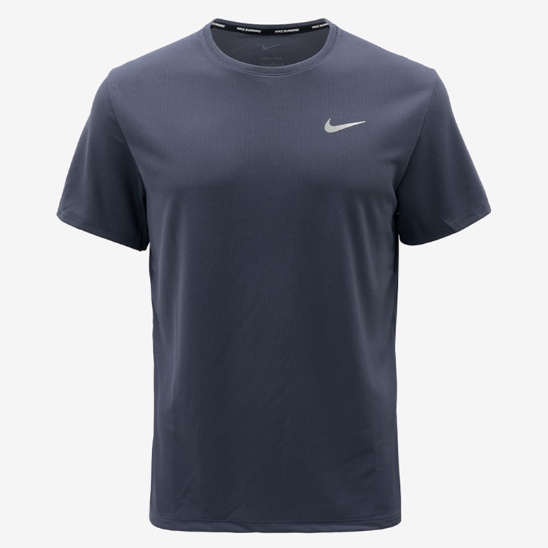 Beli Baju Lari Nike As M Nk Df Uv Miler Ss Thunder Blue Original Dv9316-437