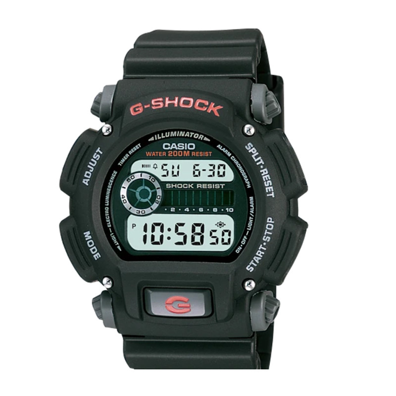 Jual Jam Tangan Training Pria Casio G-Shock Digital Dial Black Resin Strap Black Original Dw-9052-1Vdr - hoops.sakaraguna.com