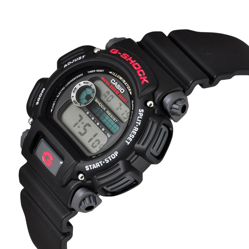 Jual Jam Tangan Training Pria Casio G-Shock Digital Dial Black Resin Strap Black Original Dw-9052-1Vdr - hoops.sakaraguna.com