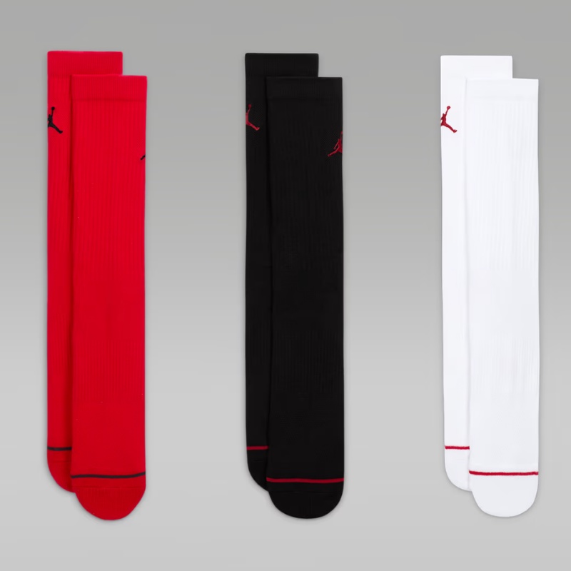 Jual Kaos Kaki Basket Air Jordan Everyday Crew Socks 3 Pairs Multicolour Original Dx9632-918 - hoops.sakaraguna.com