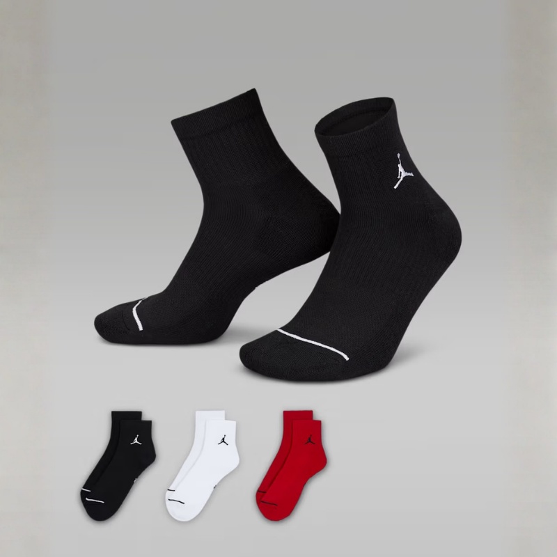 Beli Kaos Kaki Basket Air Jordan Everyday Ankle Socks 3 Pairs Multicolor Original Dx9655-902