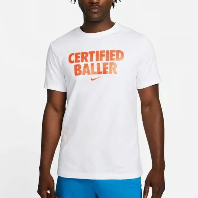 Jual Baju Sneakers Nike Certified Baller Tee White Original Dm2450-100 - hoops.sakaraguna.com