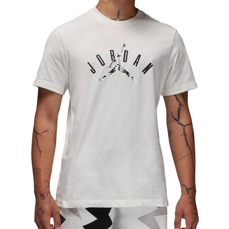 Jual Baju Basket Air Jordan Flight Mvp Crew Tee White Original Fb7365-133 - hoops.sakaraguna.com