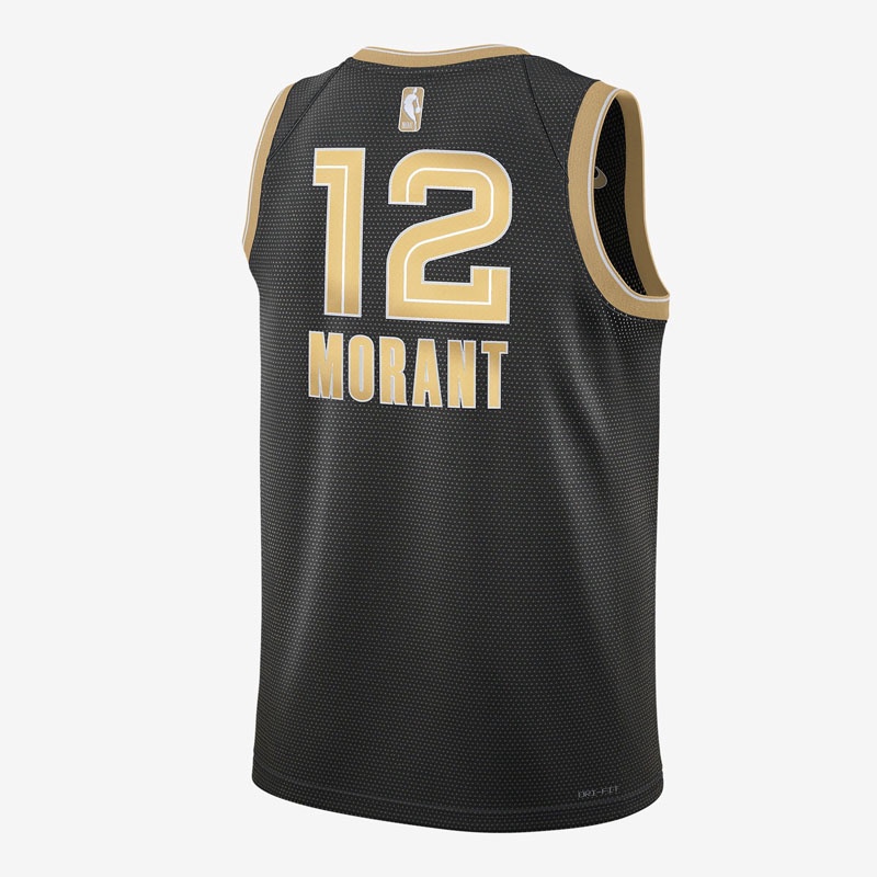 Jual Baju Basket Nike Sel Mnk Df Jsy Morant Black-Club Gold Original Fn5915-053 - hoops.sakaraguna.com