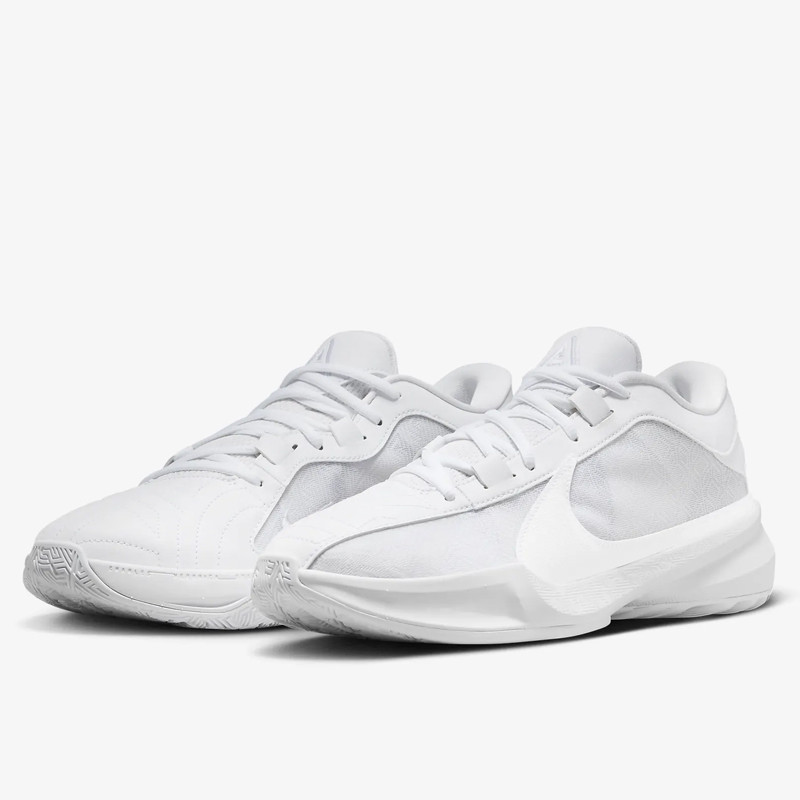Jual Sepatu Basket Nike Zoom Freak 5 Tb Ep Triple White Original Fn7306-100 - hoops.sakaraguna.com