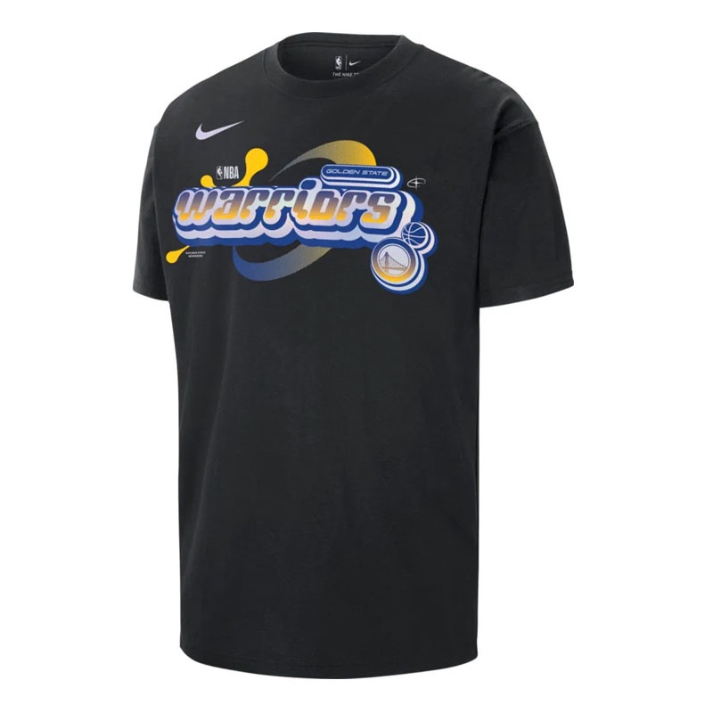 Jual Baju Basket Nike Golden State Warriors Courtside Black Nba T-Shirt Black Original Fv9578-010 - hoops.sakaraguna.com