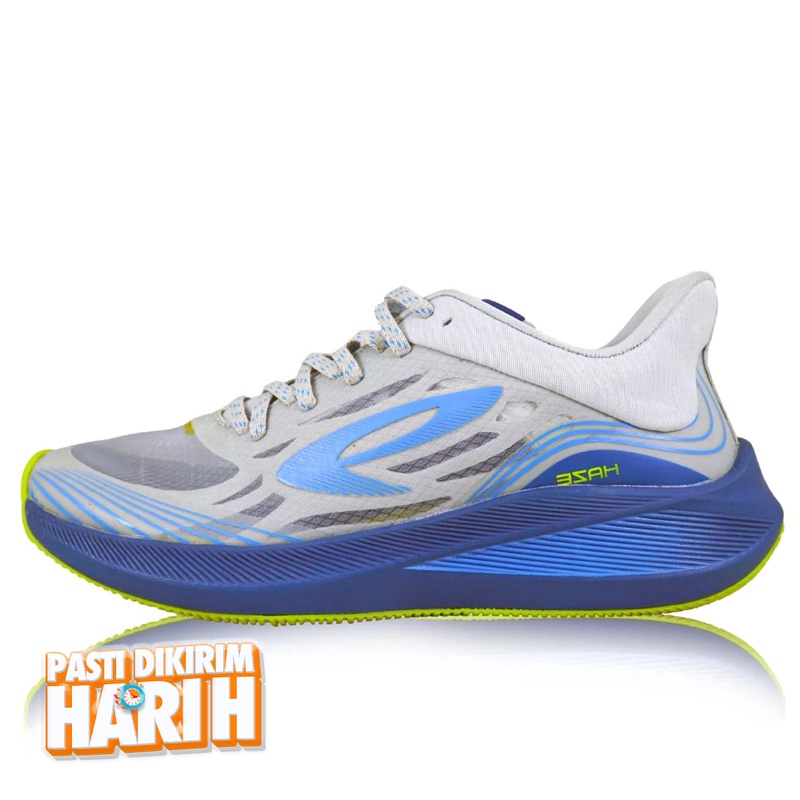 Beli Sepatu Lari Nineten Haze Vision 1.0 Abu Muda Biru Kuning Original G43781103010623