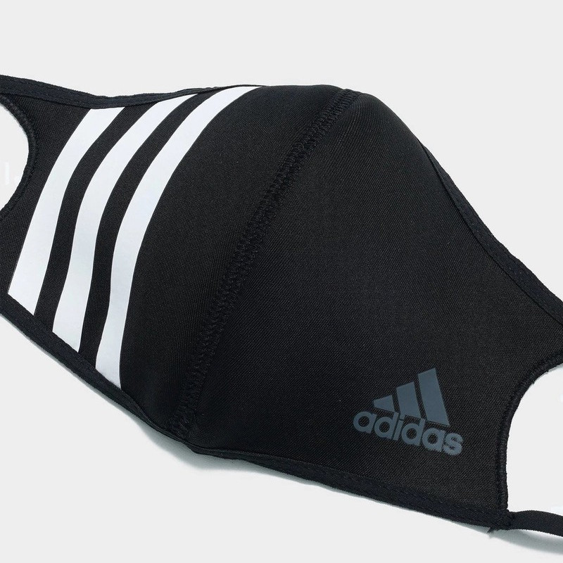 Jual Masker Sneakers Adidas Face Cover 3-Stripes Black Original Hf7045 - hoops.sakaraguna.com