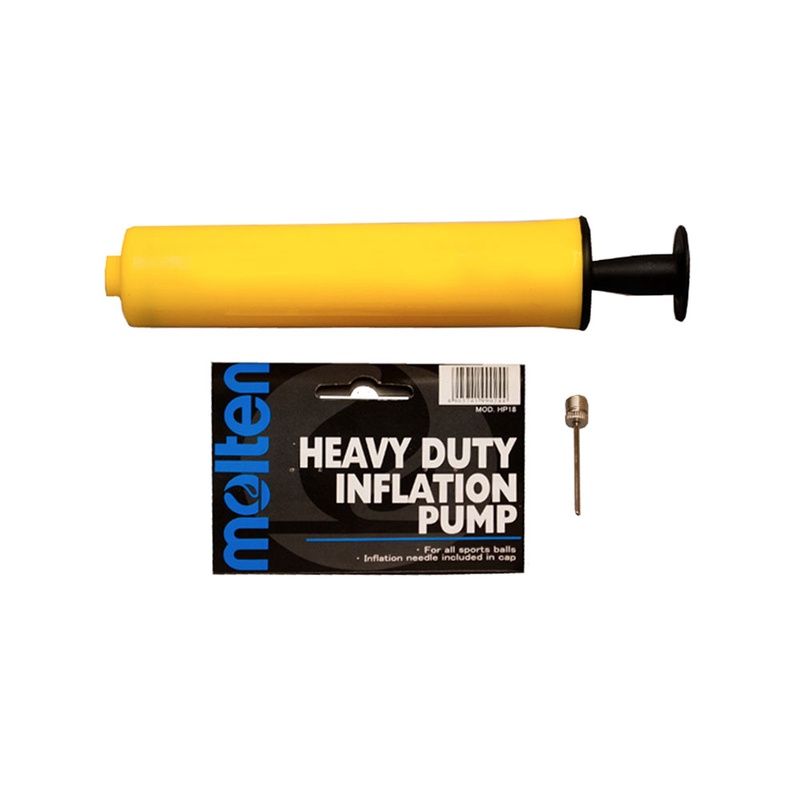 Jual Peralatan Basket Molten Molten Hp18-Y Heavy Duty Inflation Pump Yellow Original Hp18 - hoops.sakaraguna.com