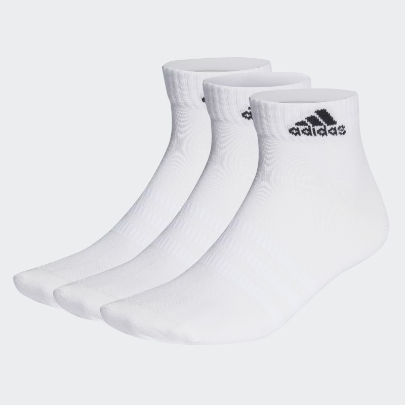 Jual Kaos Kaki Lari Adidas Thin And Light Ankle Socks 3 Pairs White-Black Original Ht3468 - hoops.sakaraguna.com