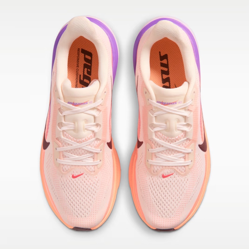Jual Sepatu Lari Wanita Nike Wmns Pegasus 42 Chalk - Orange Pulse - Bright Violet - Tattoo Original Ib1881-113 - hoops.sakaraguna.com