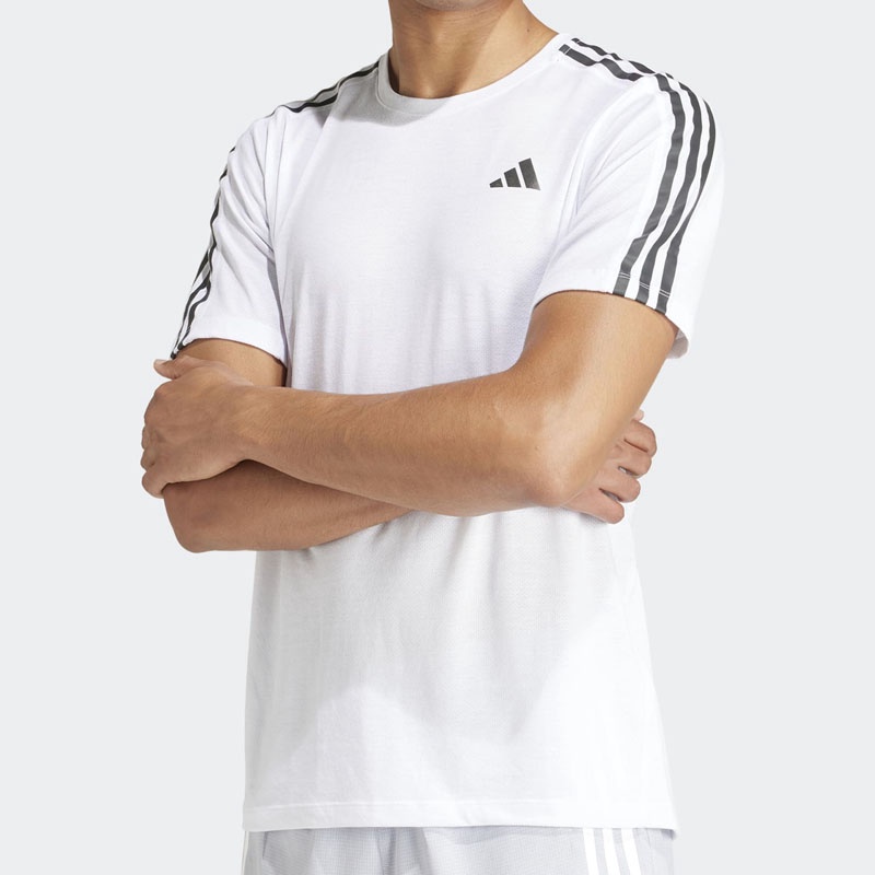 Jual Baju Lari Adidas Own The Run E 3Stripes Tee White Original Iq3835 - hoops.sakaraguna.com