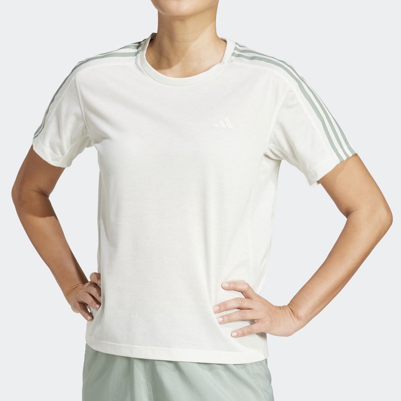 Jual Baju Lari Adidas Own The Run E 3Stripes Tee Crystal Jade Original Jp0829 - hoops.sakaraguna.com