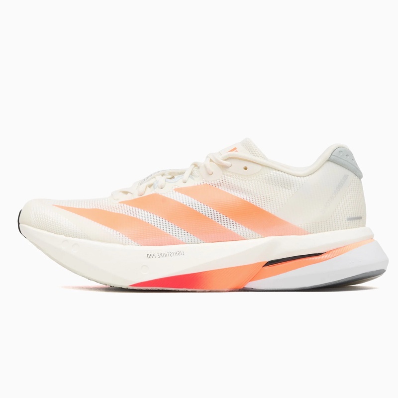 Beli Sepatu Lari Adidas Adizero Boston 13 Off White - Lucid Orange - Grey Original Jp9252