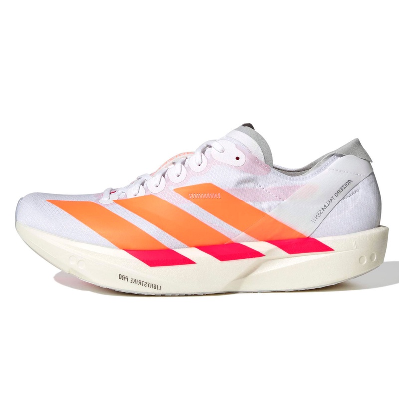 Beli Sepatu Lari Adidas Adizero Takumi Sen 11 Cloud White - Lucid Orange - Lucid Red Original Jq0780