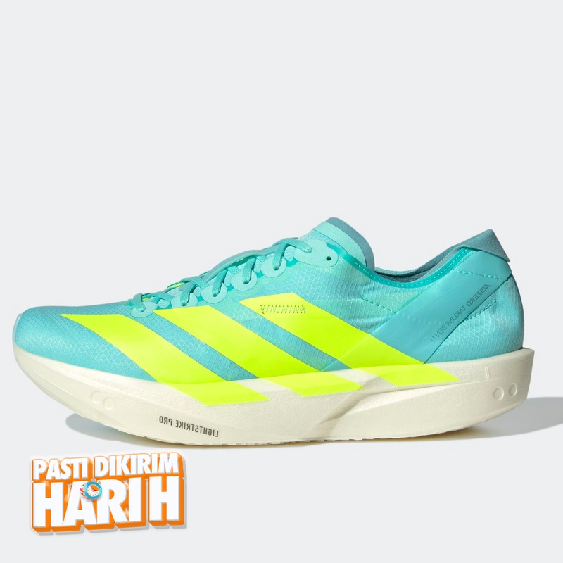 Beli Sepatu Lari Adidas Adizero Takumi Sen 11 Semi Flash Aqua - Lucid Lemon - Flash Aqua Original Jq2813