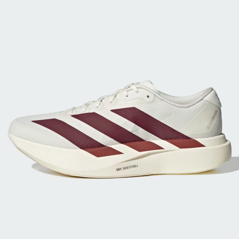 Beli Sepatu Lari Adidas Adizero Evo Sl Woven Off White - Maroon - Mystery Red Original Jr2020