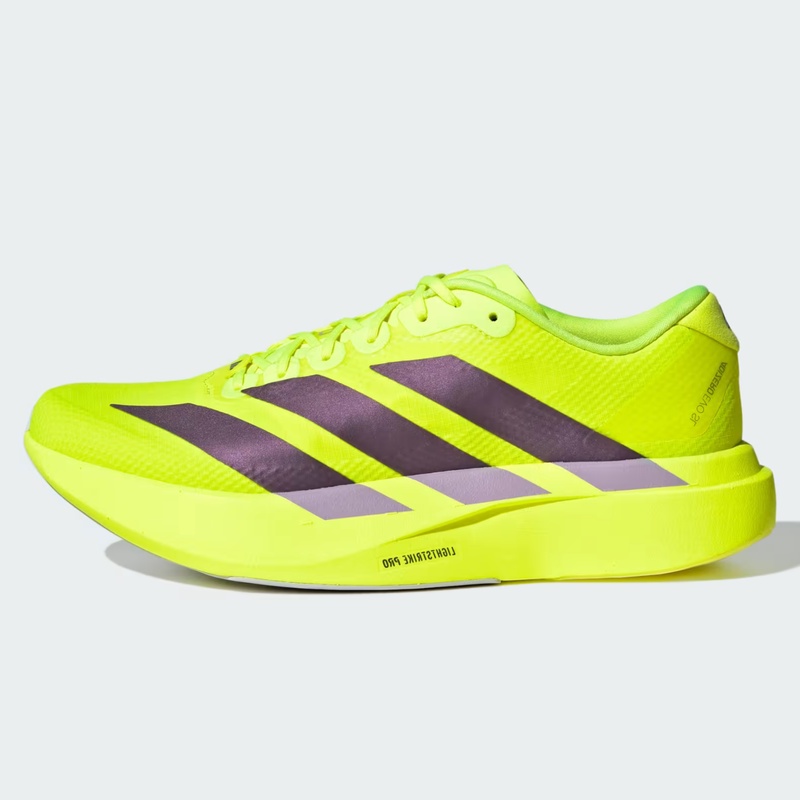 Beli Sepatu Lari Adidas Adizero Evo Sl Woven Solar Yellow - Aurora Plum - Powder Plum Original Jr2024