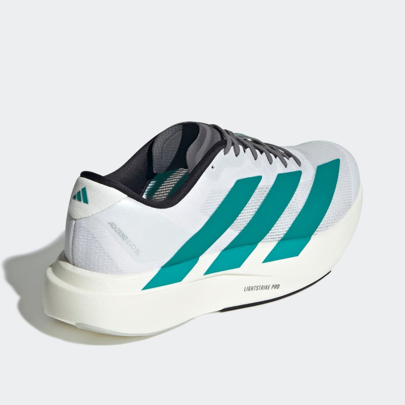 Jual Sepatu Lari Adidas Adizero Evo Sl Cloud White - Pure Teal - Grey Four Original Js4487 - hoops.sakaraguna.com