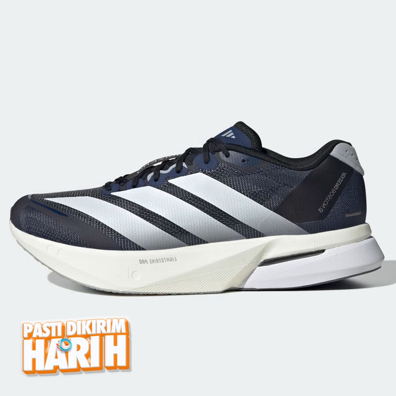 Beli Sepatu Lari Adidas Adizero Boston 13 M Dark Blue Original Js4940