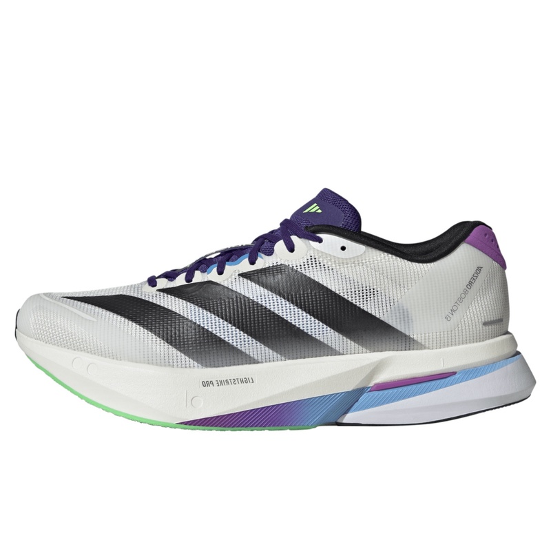 Jual Sepatu Lari Adidas Adizero Boston 13 Core White Core Black - Lime Burst Original Js4946 - hoops.sakaraguna.com