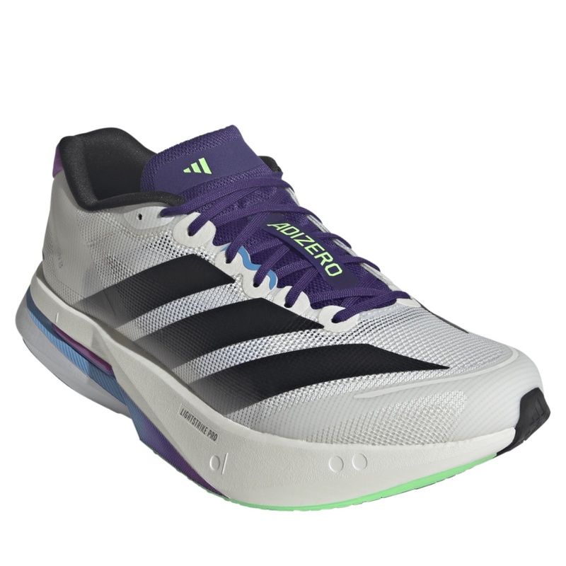 Jual Sepatu Lari Adidas Adizero Boston 13 Core White Core Black - Lime Burst Original Js4946 - hoops.sakaraguna.com