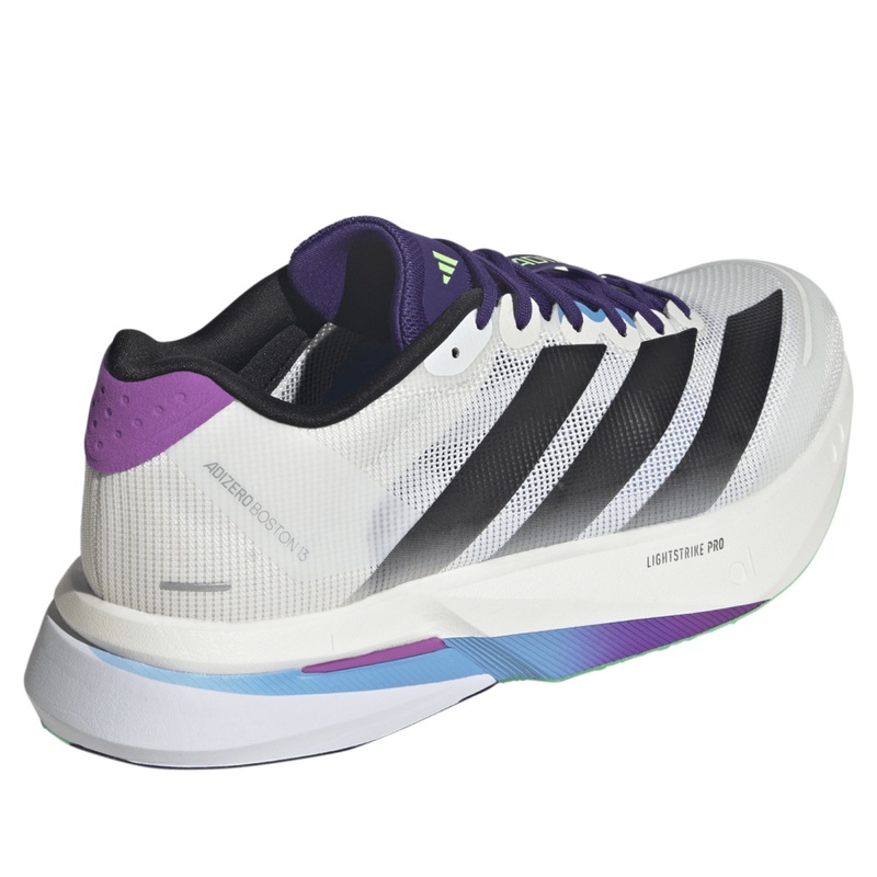 Jual Sepatu Lari Adidas Adizero Boston 13 Core White Core Black - Lime Burst Original Js4946 - hoops.sakaraguna.com
