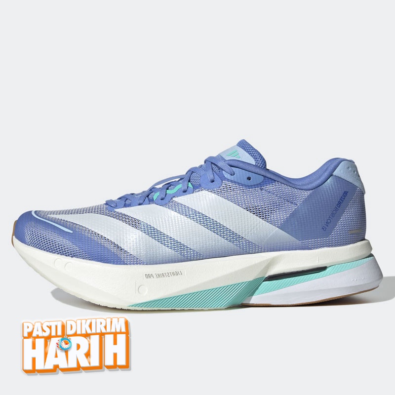 Beli Sepatu Lari Wanita Adidas Wmns Adizero Boston 13 Blue Fusion Original Js4956