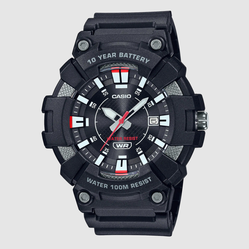 Jual Jam Tangan Training Pria Casio Digital Analog Dial Resin Strap Black Original Mw-610H-1Avdf - hoops.sakaraguna.com