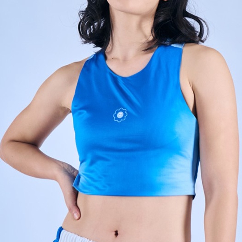 Jual Baju Lari Wanita Made For Women Wmns Sparkle Crop Top Blue Original Mw-Sparkle-Ct-Bl - hoops.sakaraguna.com