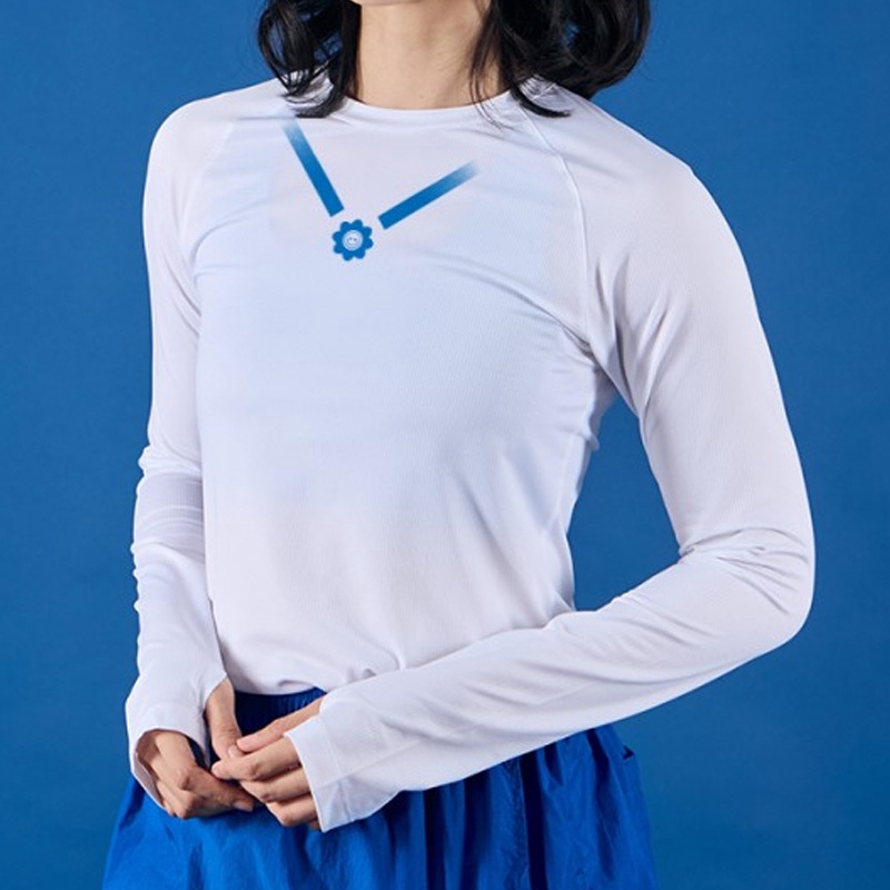 Jual Baju Lari Wanita Made For Women Wmns Sparkle Long Sleeve Sailor White Original Mw-Sparkle-Lss-Wh - hoops.sakaraguna.com