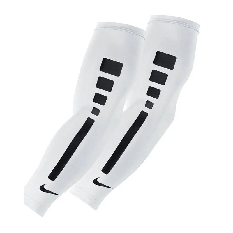 Jual Aksesoris Basket Nike Pro Elite Sleeves 2.0 White Black Original N.000.2044.127.Sm - hoops.sakaraguna.com