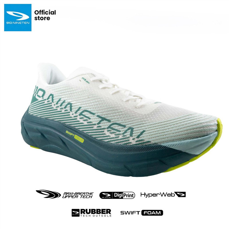 Jual Sepatu Lari Nineten Reishika Bolster White Dark Teal Original N73654705042423 - hoops.sakaraguna.com