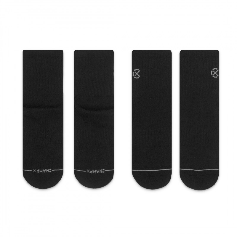 Jual Kaos Kaki Basket Rechampx Cushioned Quarter Sock 3X Black White Original Skcq301001 - hoops.sakaraguna.com