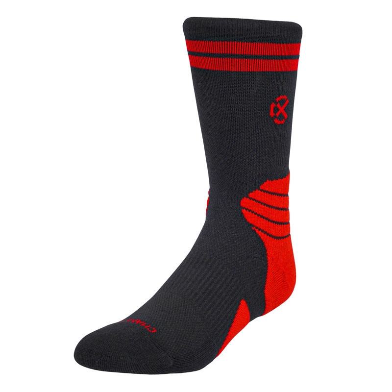 Jual Kaos Kaki Basket Rechampx Performance Crew Sock 1X Black Red Original Skpc101060 - hoops.sakaraguna.com