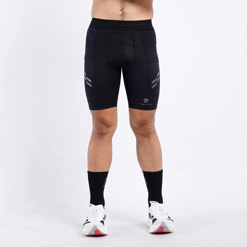 Jual Celana Lari Tiento Legging Short Pants Kroom Black Original Sp-Kroom-Men-Black - hoops.sakaraguna.com
