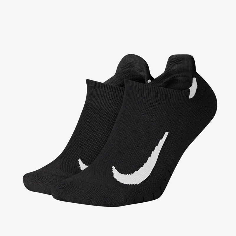Jual Kaos Kaki Lari Nike 2Pk Multiplier No-Show Socks Black Original Sx7554-010 - hoops.sakaraguna.com
