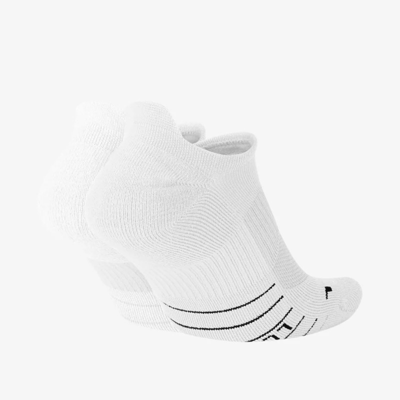 Jual Kaos Kaki Lari Nike 2Pk Multiplier No-Show Socks White Original Sx7554-100 - hoops.sakaraguna.com