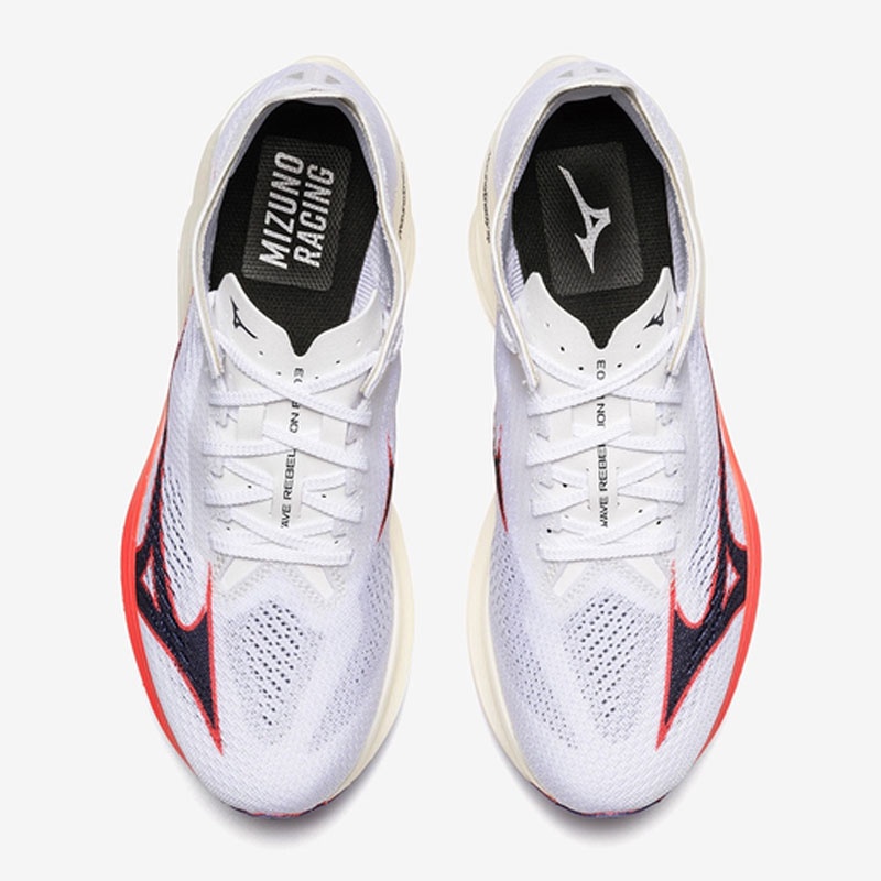 Jual Sepatu Lari Mizuno Wave Rebellion Pro 3 White-Baritone Blue-Fiery Coral 2 Original U1Gd253011 - hoops.sakaraguna.com