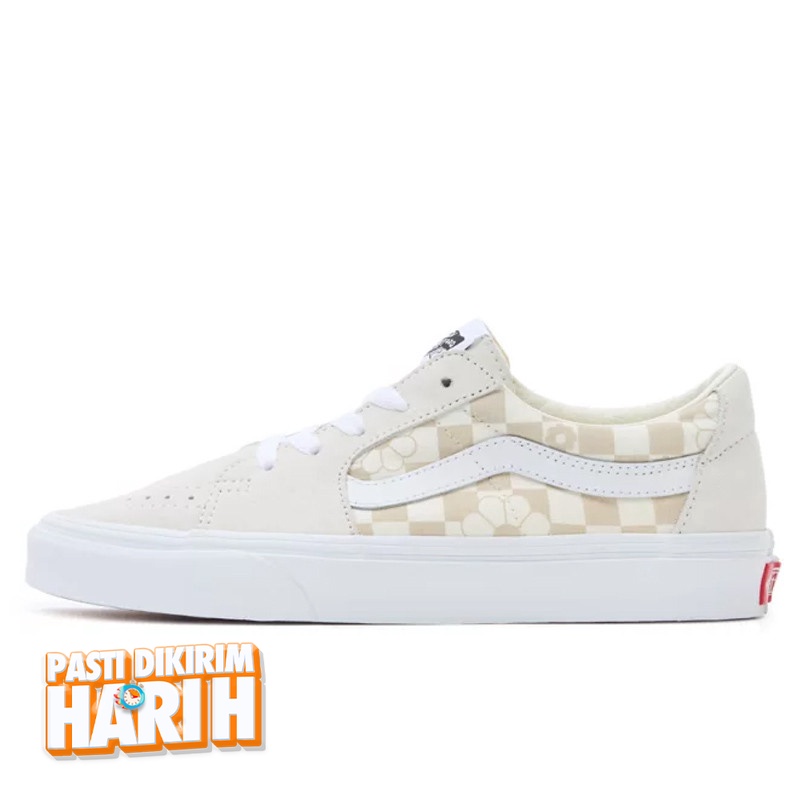 Jual Sepatu Sneakers Vans Sk8-Low Floral Check White Original Vn0009Qrfs8 - hoops.sakaraguna.com